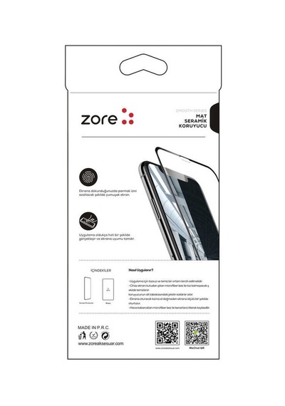 Apple iPhone 15 Plus Uyumlu Zore Mat Seramik Ekran Koruyucu