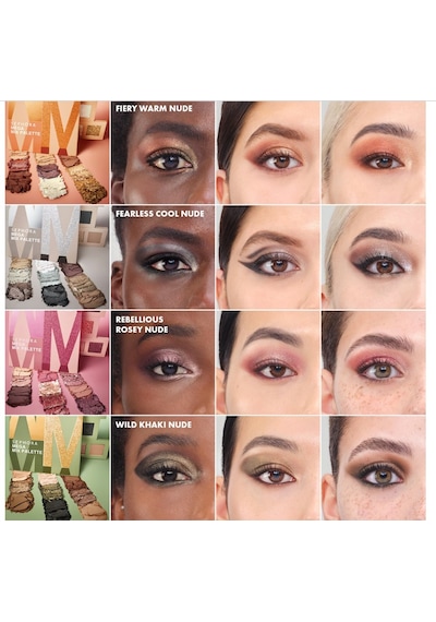 Sephora Collectıon Mega Mix Palette - Mega Far Paleti Rebellious Rosey Nude Diğer