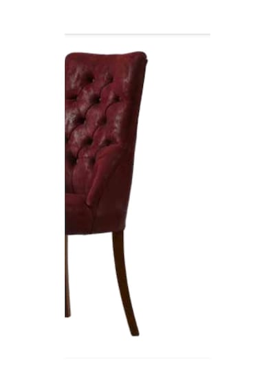 Bengimobilya Sandalye Zus064 Kapitone Model Bordo Renk Ortopedik Oturum Sırt K