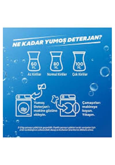 Yumoş Sıvı Bakım Deterjanı Renkliler 6'lı Dev Fırsat Paketi - 6 X 1690 Ml - Toplam 168 Yıkama 1690 ML