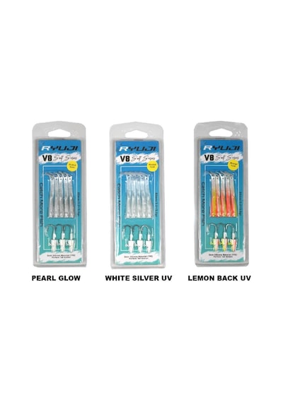 Ryuji V8 10cm 10g Lrf Silikon Yem White Silver