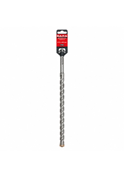 Sara S748 Sds Plus Matkap Ucu 22 X 450 Mm, 2 Kesicili Tungsten Karbür Uçlu