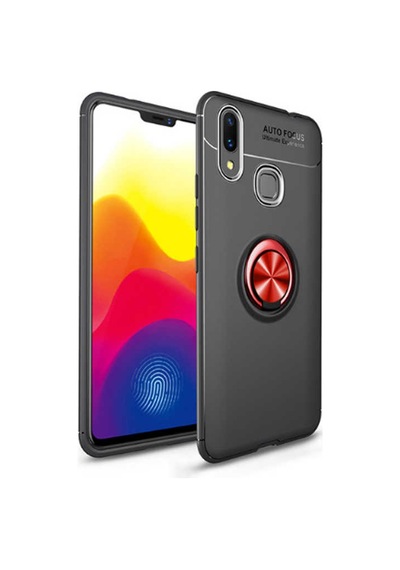 Huawei Y7 Prime 2019 Kılıf Zore Ravel Silikon Kapak Kırmızı