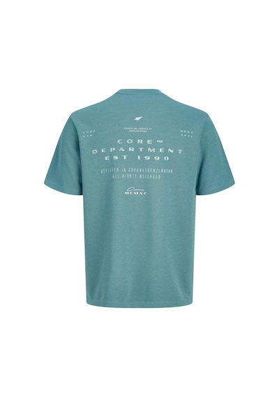 Jack & Jones Fusion Back Print Erkek Mavi Tişört 12289911-nac