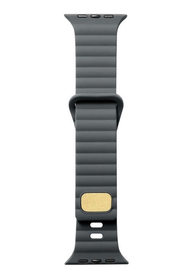 Apple Uyumlu  Watch 10 46mm Redclick Krd-73 Şeritli Ultra Hafif Silikon Kordon