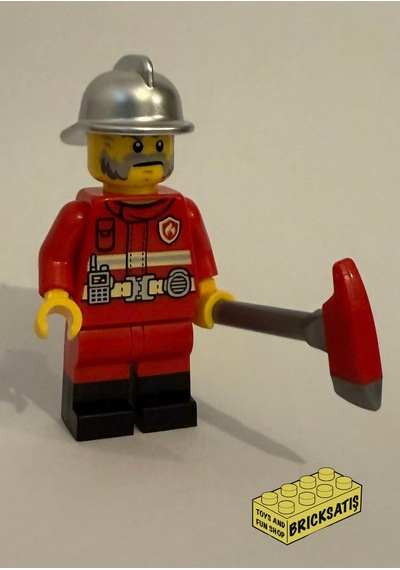 Orjinal Lego Minifigür Firefighter