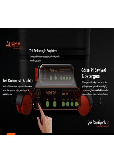 Yüksek Basınçlı Yıkama Makinesi Fırçasız Katlanır Kovalı 150w 14/16 Bar 13 Litre