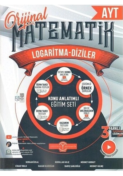 2025 Orijinal Yayınları Ayt Matematik Logaritma Diziler Konu Anlatımlı
