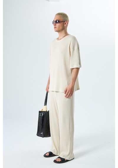 Basıc Oversize Takım Bej