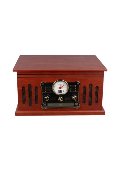 Magicvoice F39 Retro Vintage Çanta Pikap - Cd - Kaset - Radyo - Bluetooth - Aux - Usb Mp3 Çalar