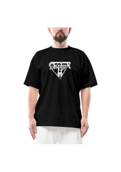 Asphyx Essential Oversize Siyah Tişört