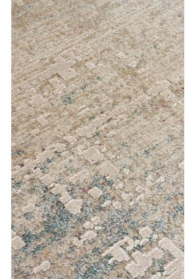Eko Halı Babıl Bbl 01 Beige Yumuşak Dokulu Vintage Esintilere Sahip Over-dyed Sık Dokuma Salon Halısı