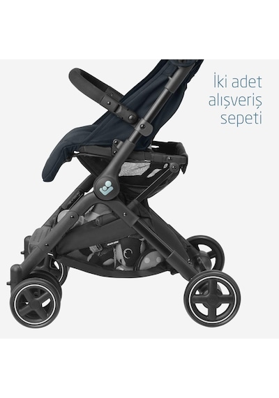 Maxi-Cosi Lara2-Cabriofix I-Size Ultra Kompakt Kabin Boy Seyahat Sistem Bebek Arabası Essential Graphite