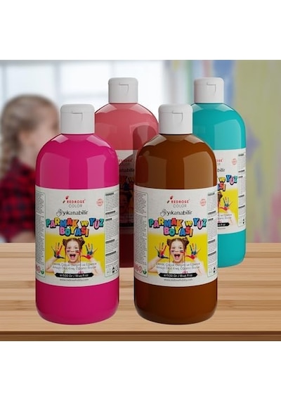 Tamamlayıcı Renkler Parmak Boyası 4'lü Set 4x500 Gr Diğer