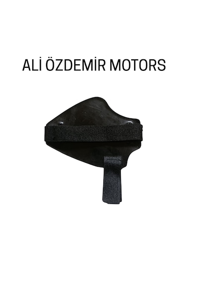 Ali Özdemir Motors Motosiklet Ayakkabı Koruma Pedi Siyah Ayarlanabilir Boyut