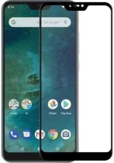 Xiaomi Mi A2 Lite Tam Kaplayan Temperli Ekran Koruyucu