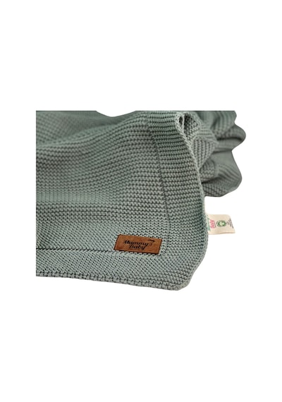 Mummy's Baby Tencel Örgü Bebek Battaniyesi 80x100 Yeşil