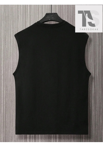 Startmore Erkek Pamuklu Harfli Grafik Tank Top Beyaz