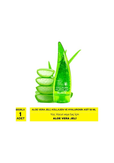 Biorlx Aloe Vera Jeli Kollajen Ve Hyaluronik Asit 50 Ml
