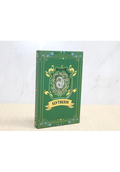 Harry Potter Slytherin Deri Defter