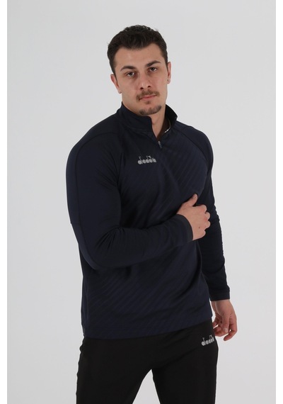 Diadora Elite Antrenman Eşofmanı Tek Üst Koyu Lacivert
