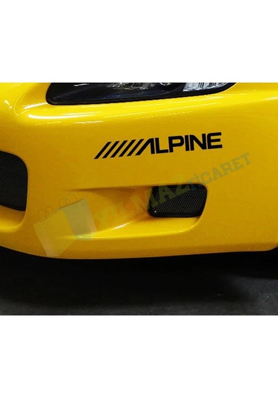Alpine Oto Sticker 2 Adet Kaliteli Baskı Sürpriz Hediyeli