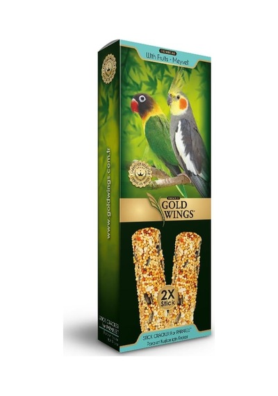 Gold Wings Premium Paraket 2'li Kraker Meyveli 0.75 LT - 2.5 LT - 12 KG