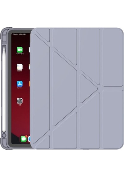 Samsung Uyumlu Galaxy Tab S6 Lite 10.4 P610 P615 P617 Kalem Bölmeli Kılıf