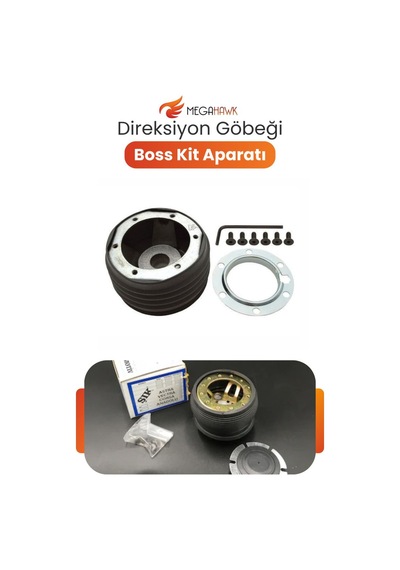 Direksiyon Göbeği Boss Kit Aparatı Spor Direksiyon Uyumlu Araçlara Özel Set Renkli