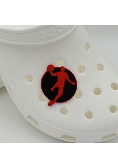 Crocs Terlik Süsü Ve Aksesuarı , Çanta Süsü Renkli Jibbitz Jordn Basket 06 Görselli Figür Aksesuarı Kırmızı-siyah Crocs Terlik Süsü Ve Aksesuarı , Çanta Süsü Renkli Jibbitz Jordn Basket 06 Görselli Figür Aksesuarı Kırmızı-siyah