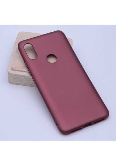 Xiaomi Mi 8 Kılıf Zore Premier Silikon Kapak Mürdüm