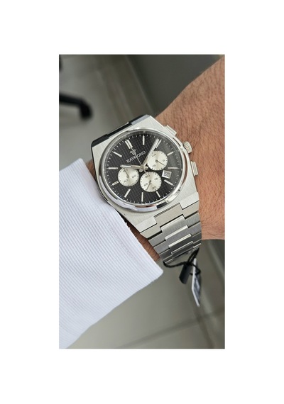 Rym-280268-cr Quartz Erkek Kol Saati - Çelik Kasa Ve Safir Cam - 2 Yıl Garanti Ss-bk-w Gümüş
