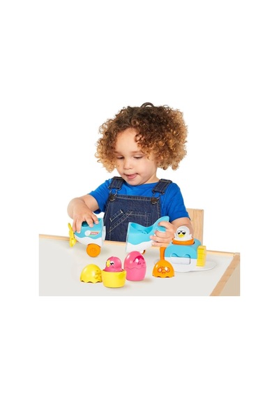 73147 Tomy - 2si1 Arada Uçak Ve Saklambaçlı Yumurtalar 12-36 Ay