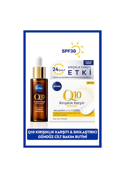 Nivea Luminous630 Leke  Gündüz Yüz Kremi 40 ML + Q10   Çift Etkili Serum 30 ML