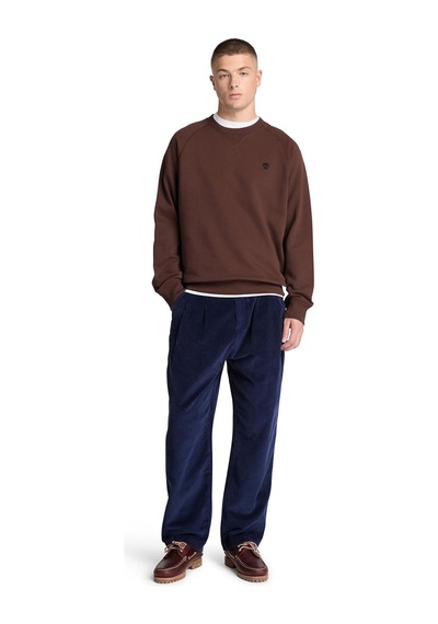 Bc0yhbaajd1-r Timberland Exeter Rıver Lb Crew Sweatshirt Erkek Sweatshirt Kahve Bc0yhbaajd1-r
