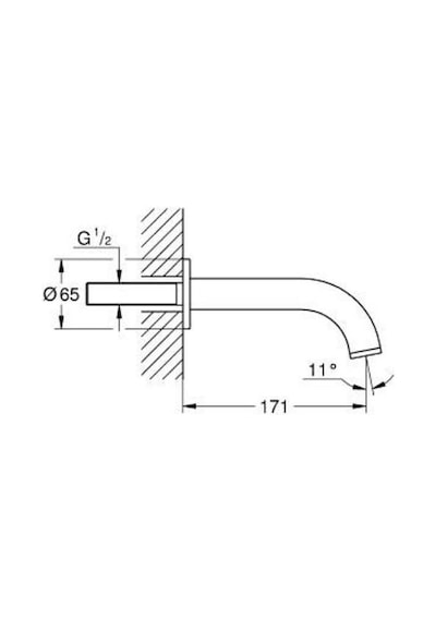 Grohe 3487al0 Atrio Çıkış Ucu Siyah