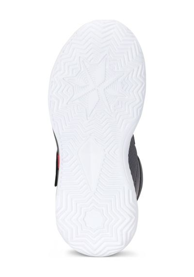 Slazenger Knıght I Unisex Çocuk Cırt Cırtlı Siyah / Kırmızı Günlük Spor Ayakkabısı Siyah - Kırmızı