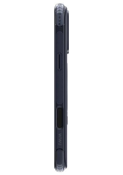 Apple iPhone Uyumlu  17 Pro Max Kılıf Wiwu As-203 Aeroshield Ultra Serisi M-safeli Airbagli Standlı Kapak Lacivert