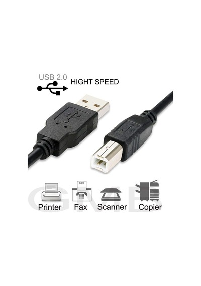 Usb Yazıcı Printer Ara Bağlantı Kablosu Usb 2.0 Yüksek Hız 3 Metre 4912