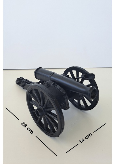 Çanakkale Savaş Topu Biblo Büyük Boy 28 Cm