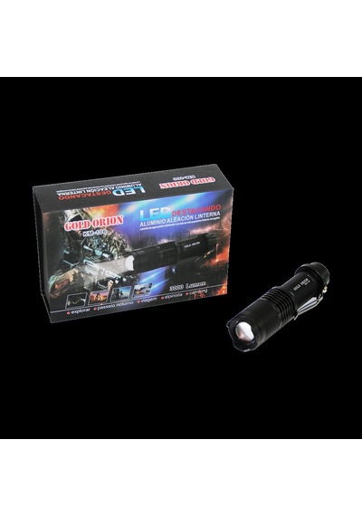 Zoomlu Şarjlı El Feneri 3000 Lumen Metal Kasa 12.5 Cm Renkli 29537507