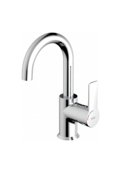 Nsk Alamera Pro N4017402 Kuğu Lavabo Bataryası Krom Gri