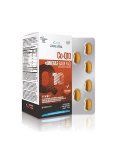 Zade Vital Co-Q10 & Omega 3 30 Kapsül