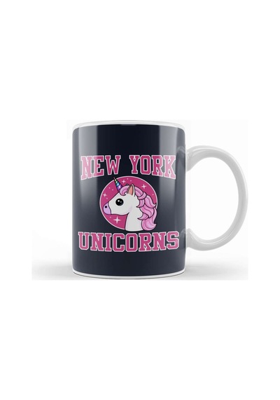 New York Unicorns Varsity Kupa Bardak Porselen Karışık