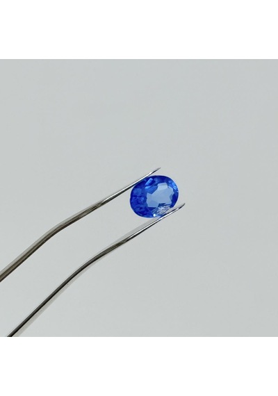 Faset Kesim Doğal Mavi Safir Taşı 1,4 Karat S038