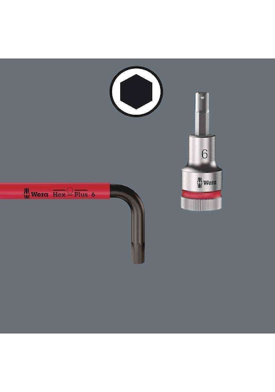 Wera 3950-9 Top Baş Paslanmaz Renkli Alyan Set 05022669001