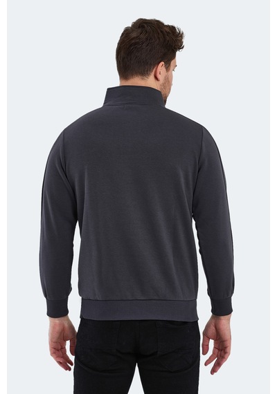 Slazenger Sammy In Erkek Sweatshirt Koyu Gri