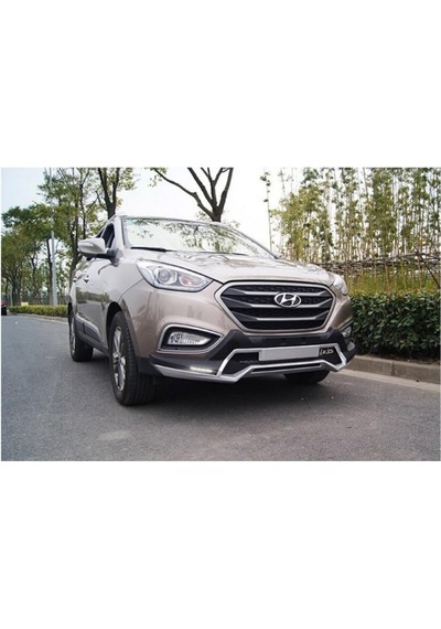 Hyundai İx35 Ön Arka Tampon Koruma Gündüz Ledli 2009-2016