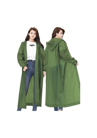 Marlux Eleven Market Raıncoat Eva Unisex Haki Yağmurluk Haki