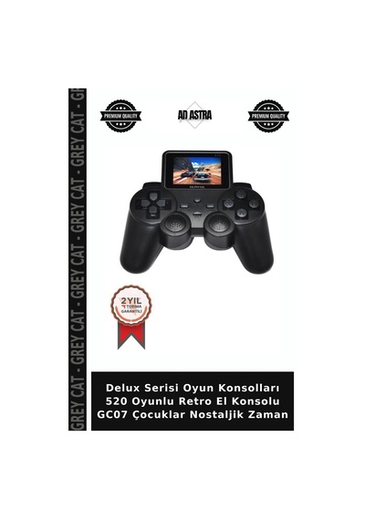 Delux Serisi Oyun Konsolları 520 Oyunlu Retro El Konsolu Gc07 Çocuklar Nostaljik Zaman